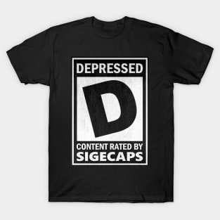 Rated D For Depressed T-Shirt